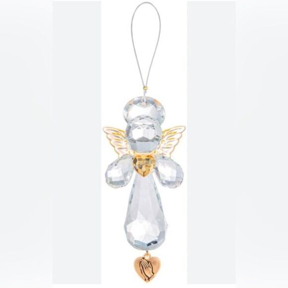 CRYSTAL ANGEL CHARM - THANK YOU CHARM - Picture 1 of 5